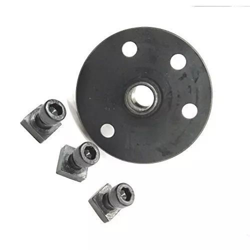 Assorts Rotary Table 80 mm (3 Inch) with ER20 Collet Adaptor, M6 Clamp Kit, Round Vice & Suitable Tailstock-Instant Milling EngineERing Tools