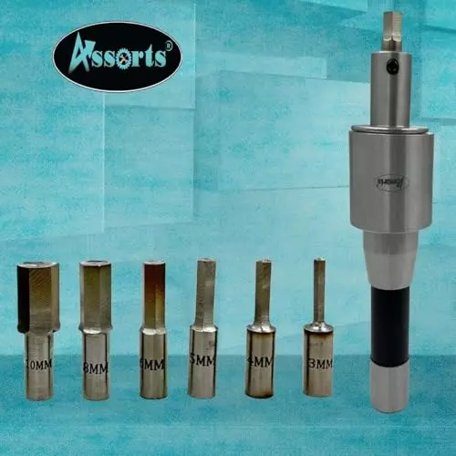 Assorts Metric Rotary Broach Set R8 11.11 mm (7/16 Inch) UNF Drawbar Size for Lathe Metalworking