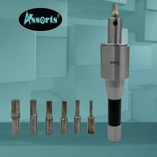 Assorts Precision Rotary Broach Set R8 Shank 11.11 mm (7/16 Inch) UNF Size for Lathe Metalworking