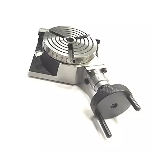 Assorts Cast Iron & Tool Steel Rotary Table 100 mm (4 Inch) 3 Slots M6