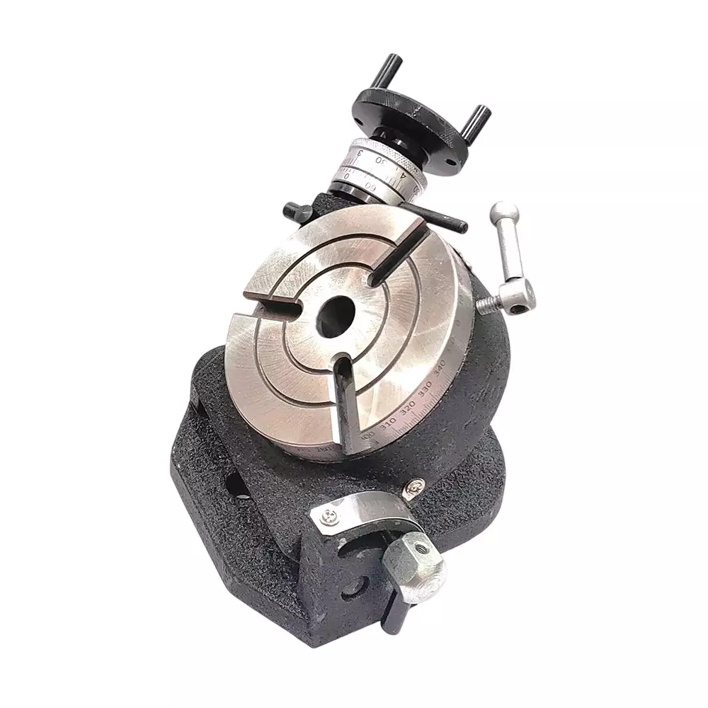 Assorts Tilting Rotary Table 2MT 100 mm (4 Inch) Table Size for Milling Machine