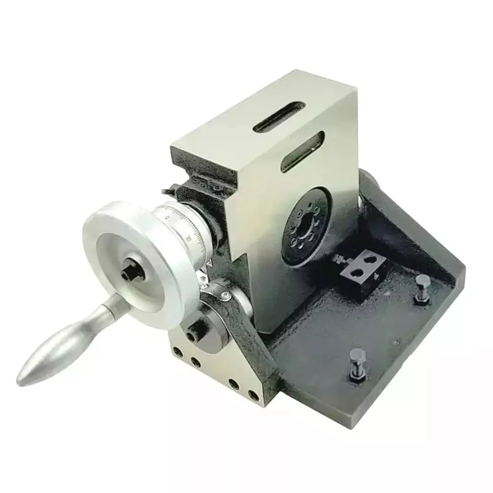 Buyohlic International Tilting Rotary Table Horizontal-Vertical with 6 inch (150 mm) Table Diameter, 3 Slots and MT2 Bore, H2-LRAU-ZH4R