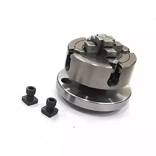 Buyohlic International Rotary Table Size 3 inch (80 mm) 4 Jaw Chuck Size 70 mm and 3 Slots, K3-MBPP-4TKI
