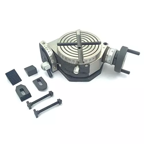 Assorts Tilting Rotary Table 100 mm (4 Inch) with M6 Clamp Kit