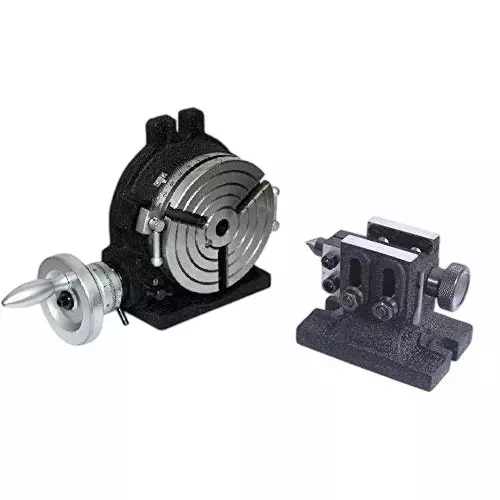 Buyohlic International HV6 Rotary Table Set with 3 Slots 150 mm Diameter, Divider Plate Set and Free Manual, NA-VR53-PXX1