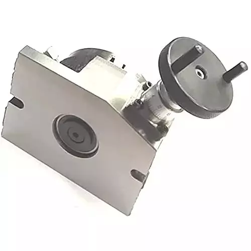 Buyohlic International Rotary Table Size 4 inch (100 mm) for Milling Machines Cutting and Indexing at Equal Axis, 2Y-CFDT-7L3C