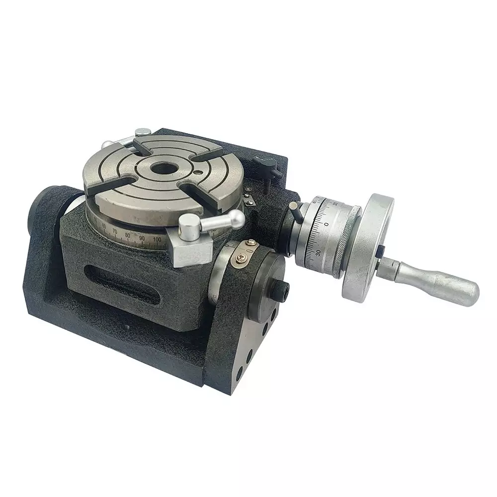A.D INTERNATIONAL Rigid Precision HV4 Rotary Table Diameter 110 mm and 4 T Slots, CO-0N4T-5RZ9