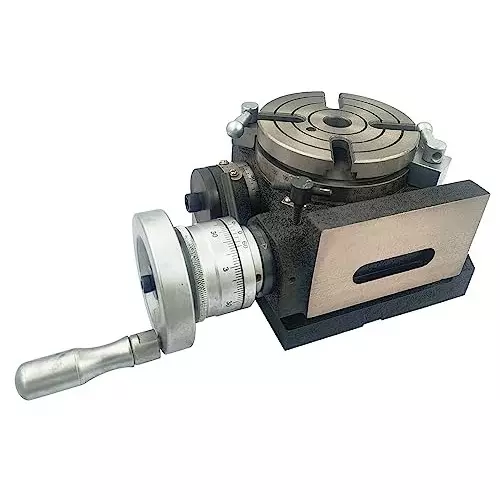 A.D INTERNATIONAL Rigid Precision HV4 Rotary Table Diameter 110 mm and 4 T Slots, CO-0N4T-5RZ9