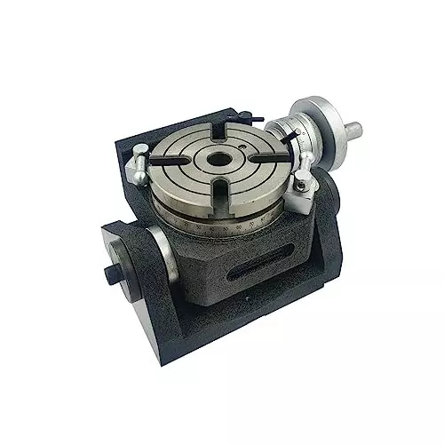 A.D INTERNATIONAL Rigid Precision HV4 Rotary Table Diameter 110 mm and 4 T Slots, CO-0N4T-5RZ9