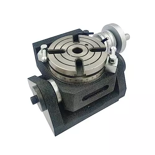 A.D INTERNATIONAL Rigid Precision HV4 Rotary Table Diameter 110 mm and 4 T Slots, CO-0N4T-5RZ9