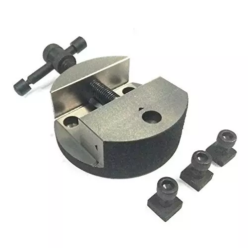 Assorts Quality Precision Rotary Table 100 mm (4 Inch) with Tailstock, Round Vice/Vise (with 80 mm Round Vice)