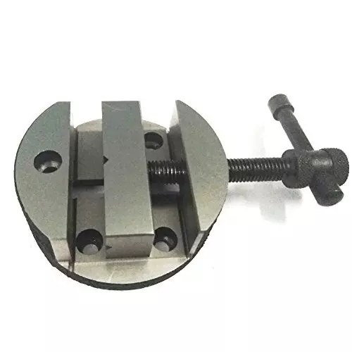 Assorts Quality Precision Rotary Table 100 mm (4 Inch) with Tailstock, Round Vice/Vise (with 80 mm Round Vice)