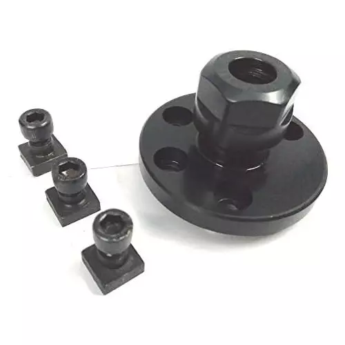 Assorts Tilting Rotary Table 80 mm (3 Inch) with 65 mm 3 Jaws With Back Plate, ER16, Round Vice, M6 Clamp Kit & Tailstock