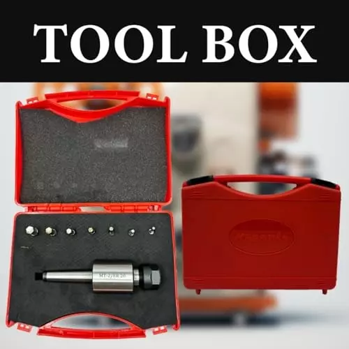 Assorts Rotary Broach Kit Tool Steel ER-20 Adapter MT2 Shank with 7-Piece Hex Broach Set