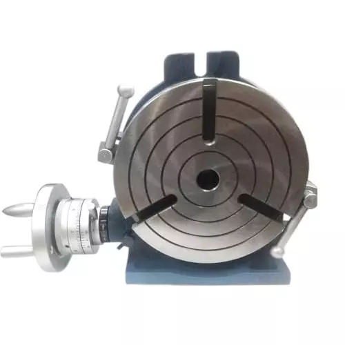 Buyohlic International 360° Rotary Table Horizontal and Vertical 8 inch (200 mm) Table Diameter for Milling, Drilling, Boring, Grinding, Thread Cutting, 20-RT-701
