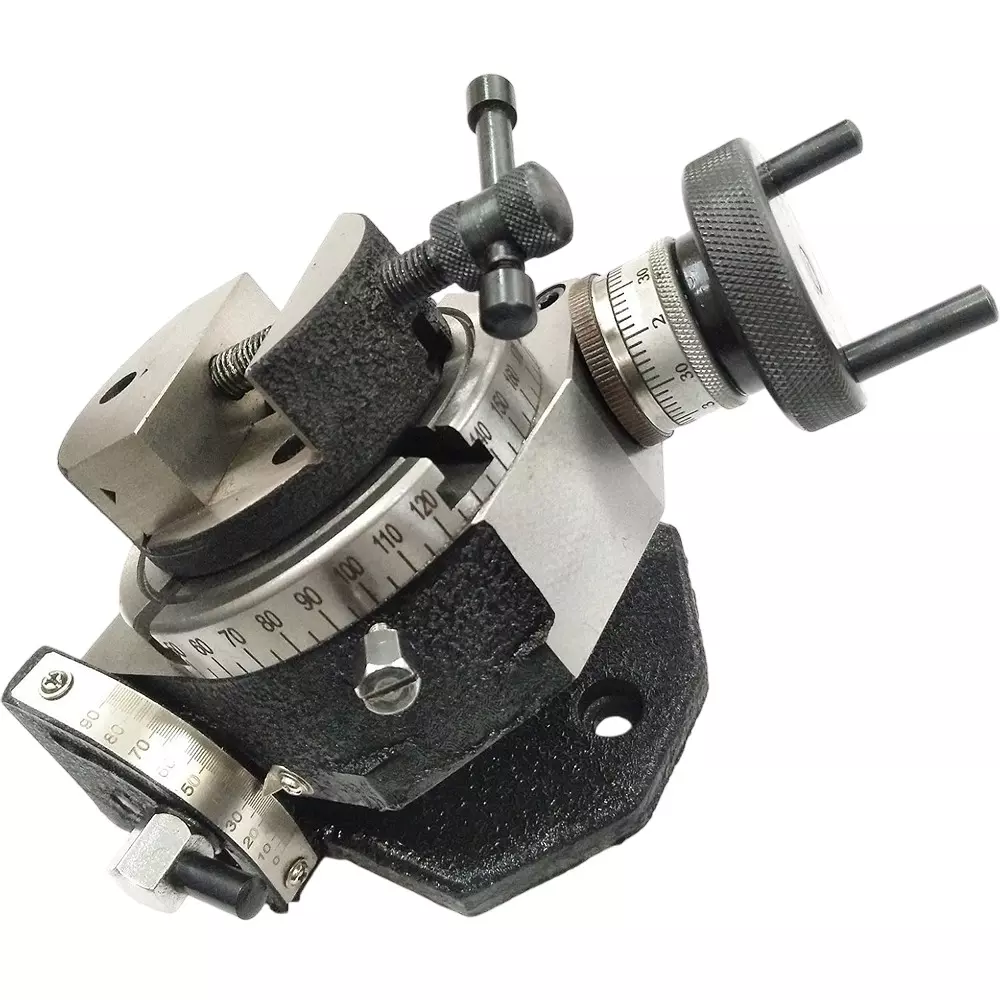 Assorts Quality Precision Tilting Milling Indexing Rotary Table 100 mm (4 Inch) with Round Vice