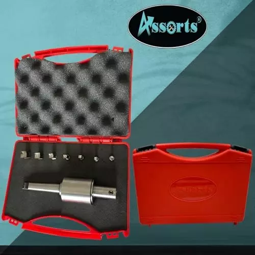 Assorts Rotary Broach Set ER16 Adapter Teng Style 2MT for Lathe Metalworking