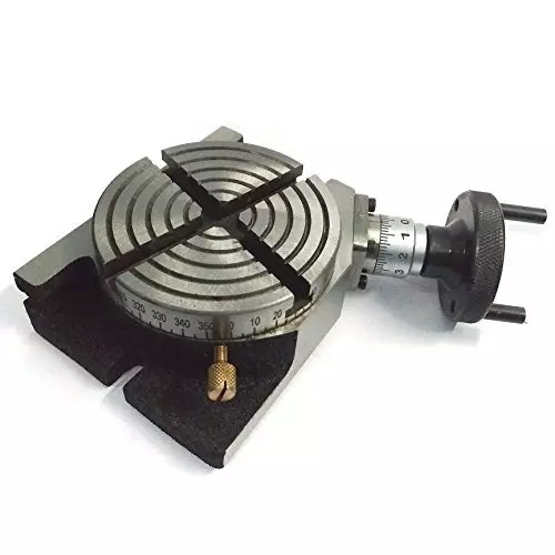 Assorts Cast Iron & Tool Steel Rotary Table ER16 Collet Adaptor 100 mm (4 Inch) 50 mm Center Height