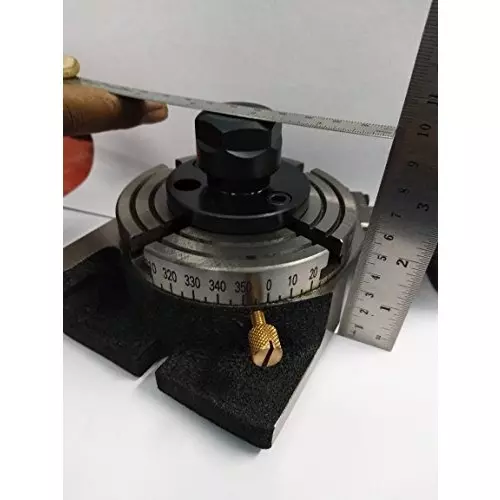 Assorts Cast Iron & Tool Steel Rotary Table ER16 Collet Adaptor 100 mm (4 Inch) 50 mm Center Height