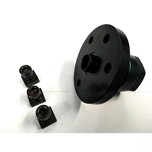 Assorts Cast Iron & Tool Steel Rotary Table ER20 Collet Adaptor 80 mm (3 Inch) with Suitable Tailstock 3 & 4 Slots