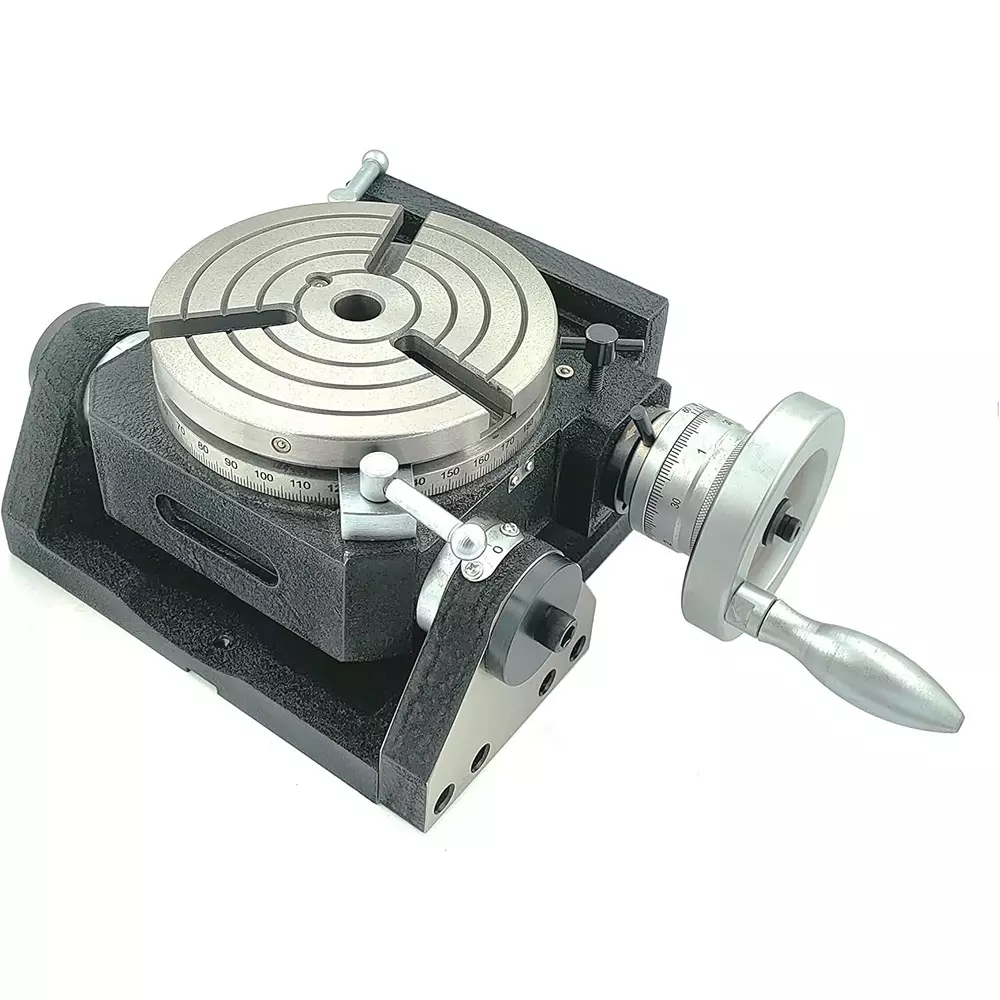 Assorts Tilting Rotary Table 150 mm (6 Inch) 3 Slots 2MT for Milling Machine