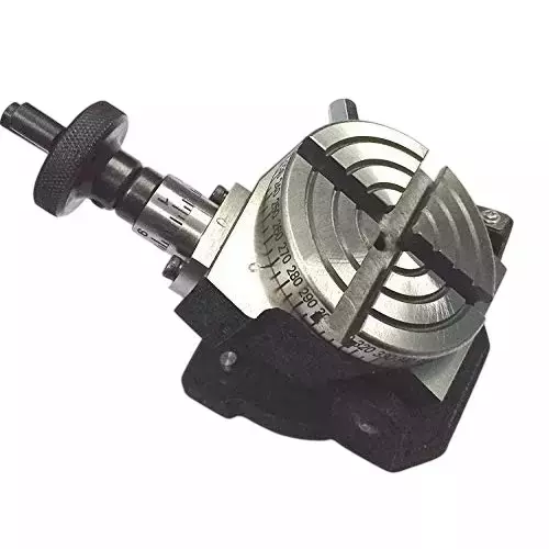 Buyohlic International Tilting Rotary Table with 3 inch (75 mm) Size and Horizontal-Vertical Mounting Position for Milling Machines, VN-U3RT-6XBY