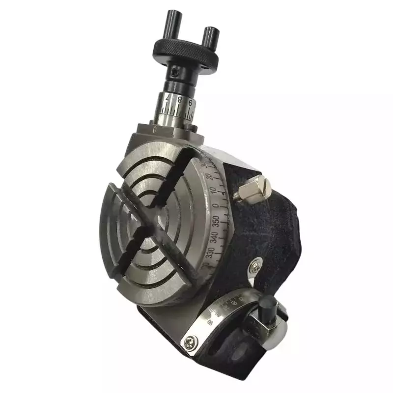 Buyohlic International Tilting Rotary Table with 3 inch (75 mm) Size and Horizontal-Vertical Mounting Position for Milling Machines, VN-U3RT-6XBY