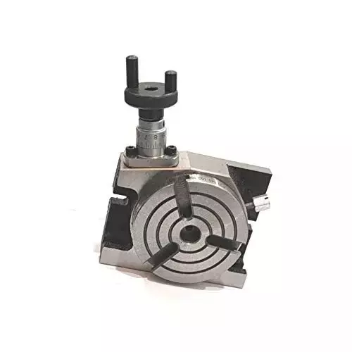 Buyohlic International Rotary Table Size 3 inch (80 mm) 3 Jaw Chuck Size 65 mm and 3 Slots, SE-XBV3-UI2P