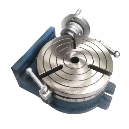 Buyohlic International 360° Rotary Table Horizontal and Vertical 8 inch (200 mm) Table Diameter for Milling, Drilling, Boring, Grinding, Thread Cutting, JL-S878-BQNW