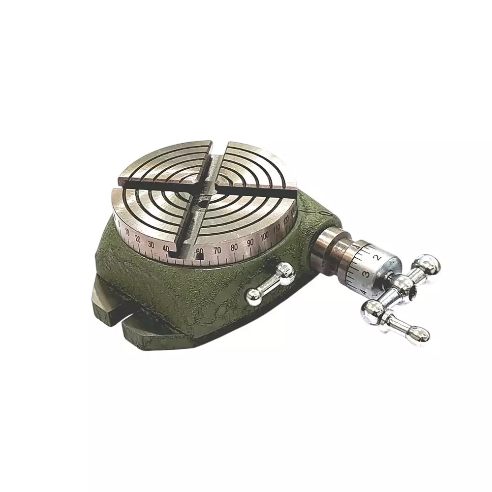A.D INTERNATIONAL Watchmaker's Rotary Table Diameter 2.75 inch (72 mm) and 2 Slot Base