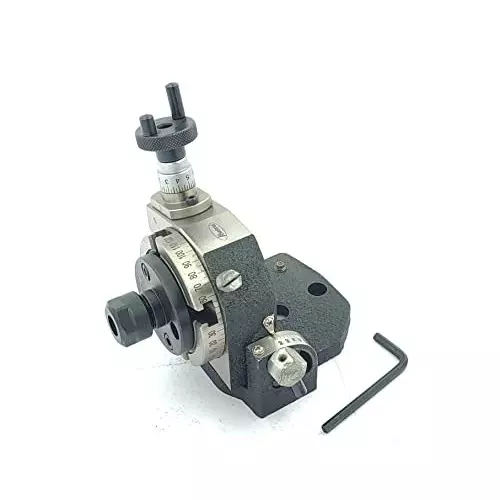 Assorts Tilting Rotary Table 80 mm (3 Inch) with ER16 & 20 Collet Adaptor with M6 Clamp Kit