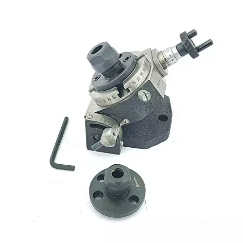 Assorts Tilting Rotary Table 80 mm (3 Inch) with ER16 & 20 Collet Adaptor with M6 Clamp Kit