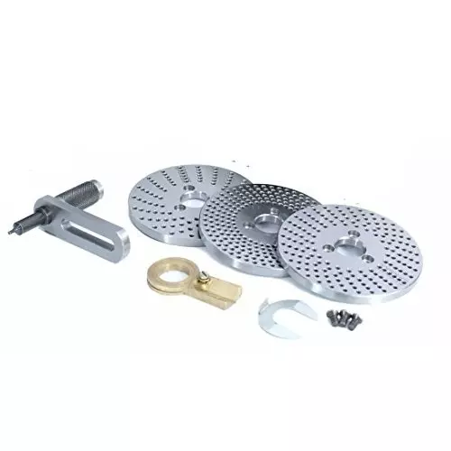 Assorts HV4 Cast Iron & Tool Steel Rotary Table 110 mm (4 Inch) 100 mm 3 Jaws