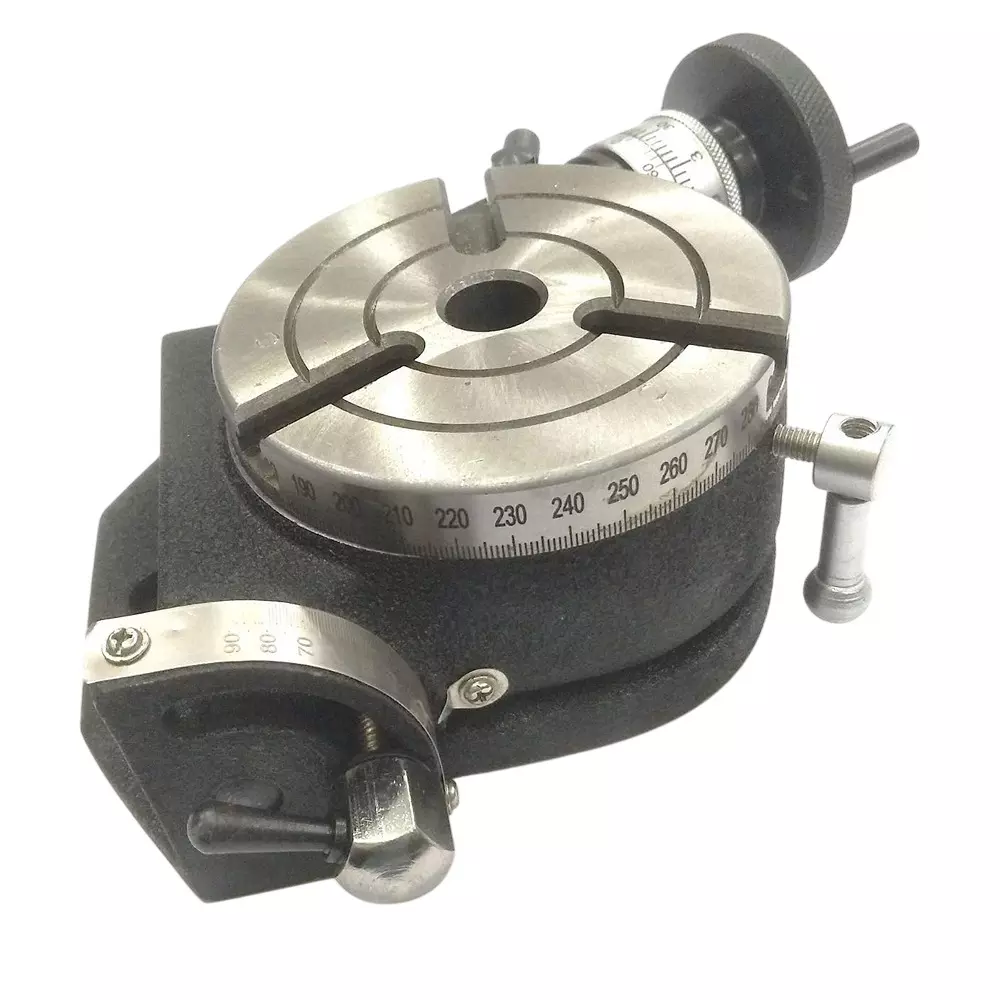Assorts Tilting Rotary Table 100 mm (4 Inch) 2MT 100 mm Self Centering Chuck 3 Jaws