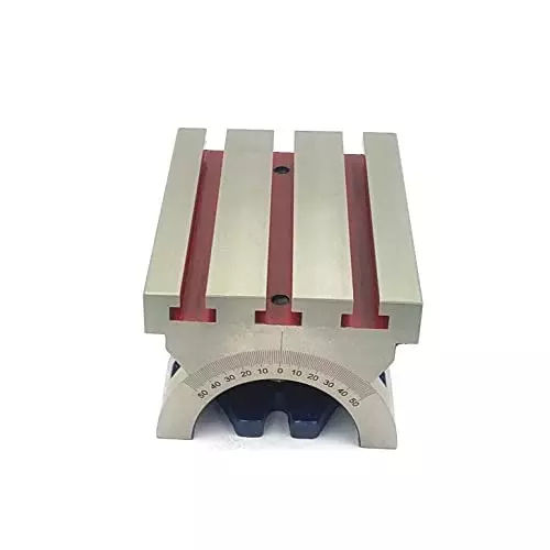Assorts Tilting Milling Table Cast Iron Rectangular 125x175 mm Size