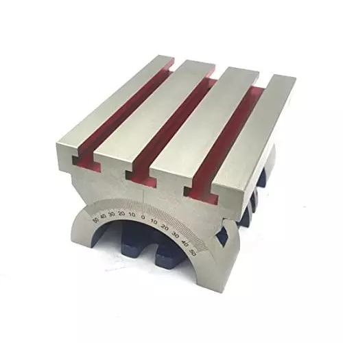 Assorts Tilting Milling Table Cast Iron Rectangular 125x175 mm Size