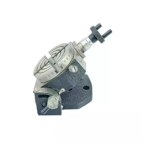 Buyohlic International Rotary Milling Table Tilting 4 Slot with 3 inch (80 mm) Diameter and 5/16 inch (7.9 mm) Slot Width, CJ-P2D2-J9U3