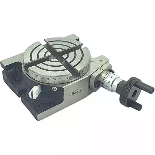 Buyohlic International Watchmaker's Rotary Table Diameter 2-3/4 inch (69.8 mm) and 2 Slots for Milling Machine, TS-PVTU-H1AY