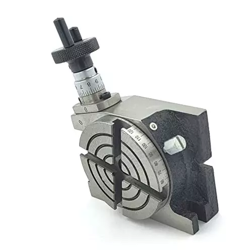 Assorts Regular Rotary Table 100 mm (4 Inch) with ER16 & 20 Collet Adaptor