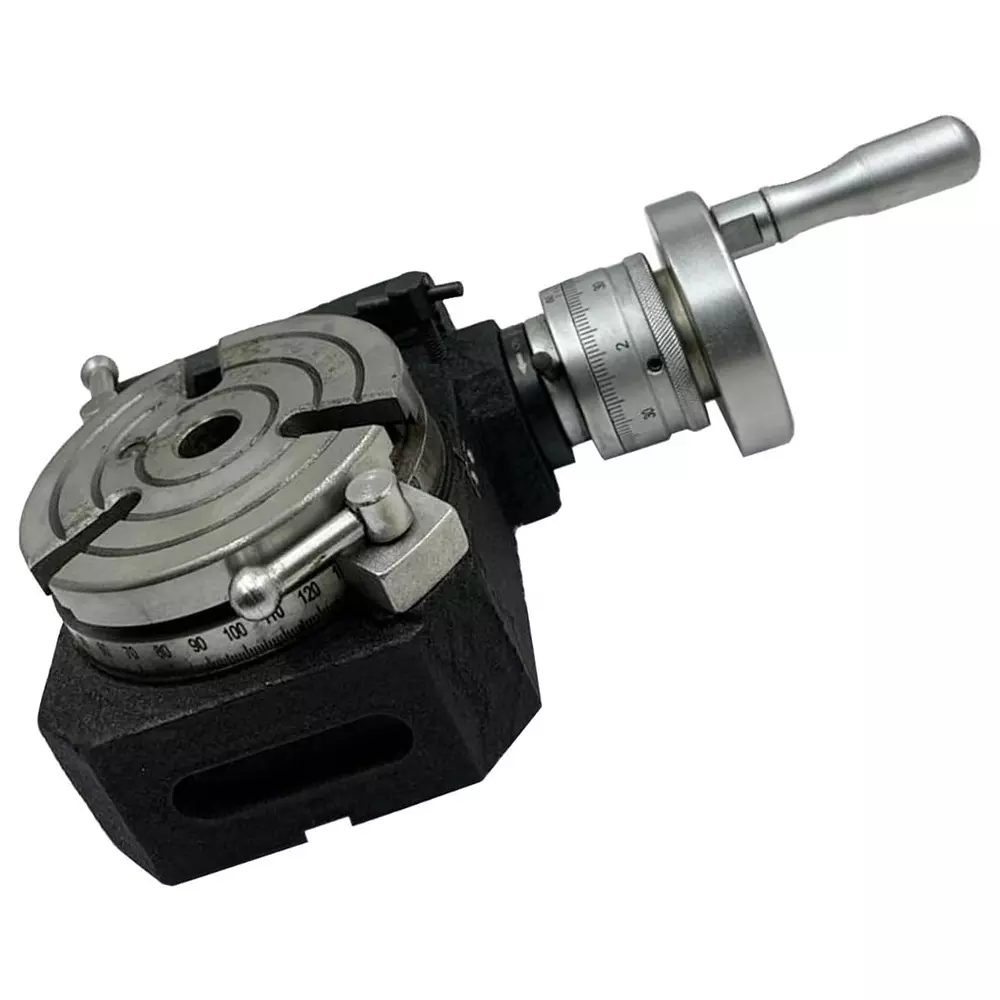 Assorts HV4 Rotary Table 110 mm (4 Inch) Caste Iron & Tool Steel 3 Slots