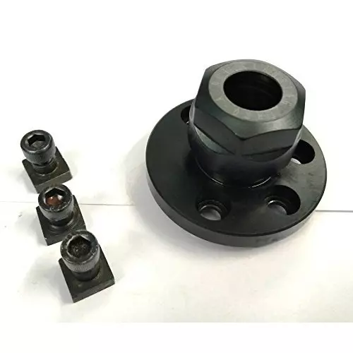 Assorts Tilting Rotary Table 80 mm (3 Inch) with 65 mm 3 Jaws With Back Plate, ER20, Round Vice, M6 Clamp Kit & Tailstock