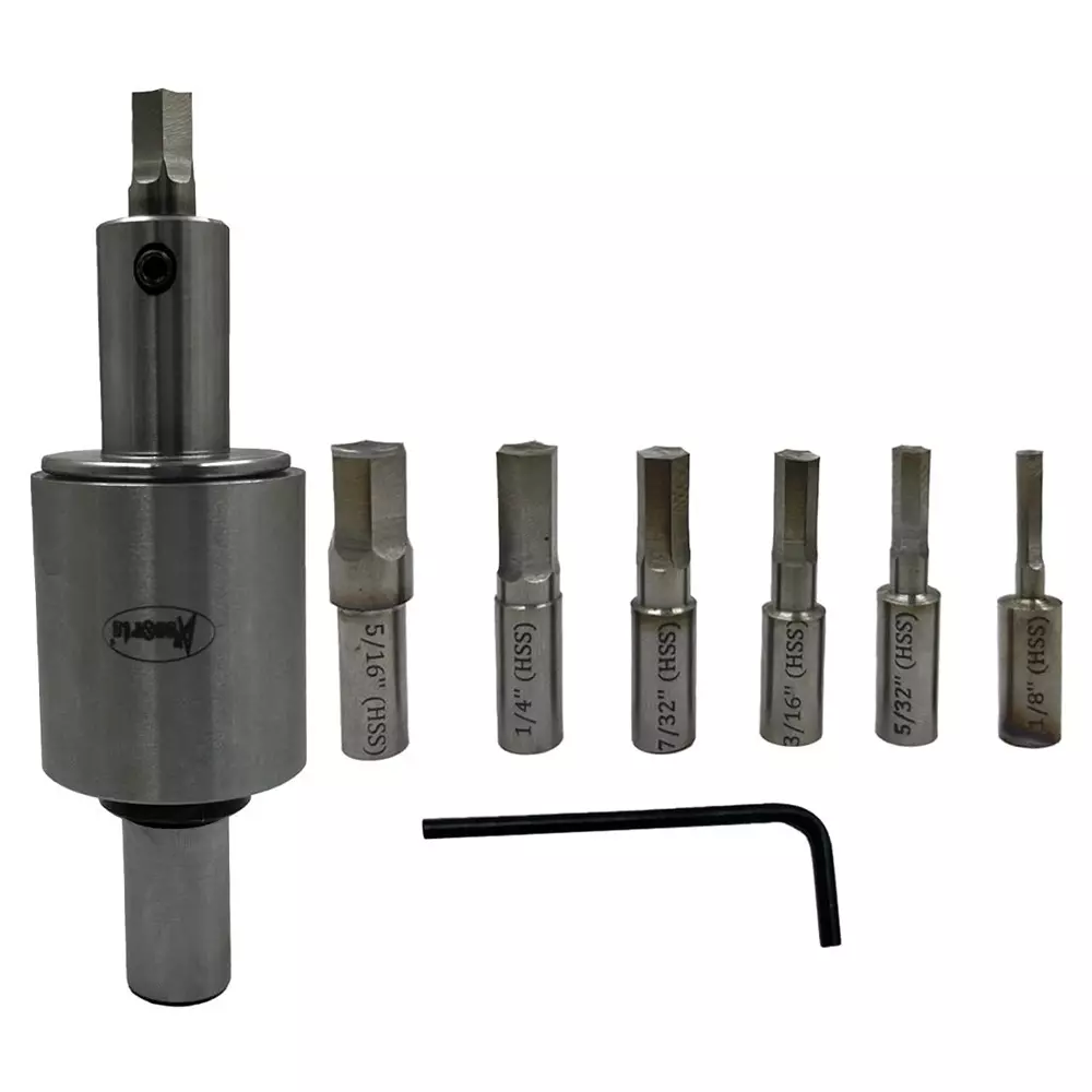 Assorts Precision Rotary Broach Set 19.05 mm (3/4 Inch) for Lathe Metalworking
