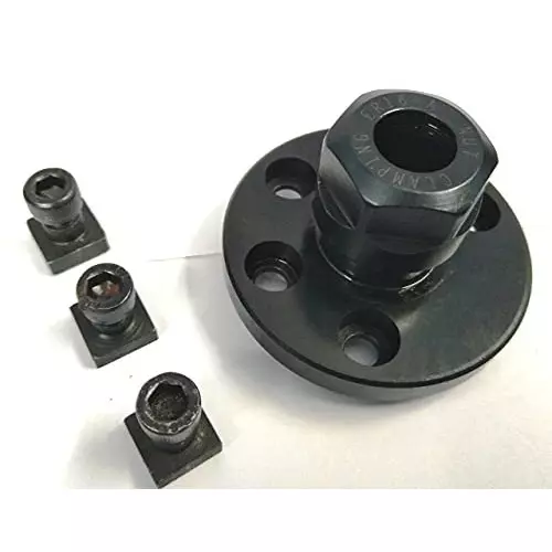 Assorts Cast Iron & Tool Steel Rotary Table ER16 Collet Adaptor 80 mm (3 Inch) 3 & 4 Slots