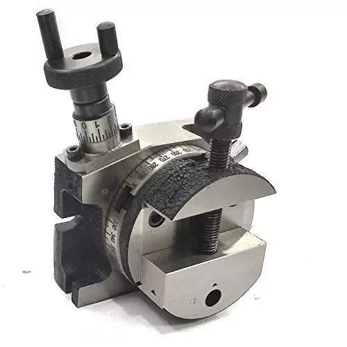Assorts Rotary Milling Table Set Iron 80 mm (3 Inch) Size 50 mm Chuck Size 4 Jaws Self Centering Chuck