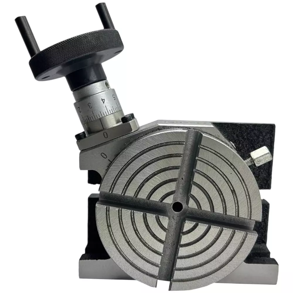 Assorts Regular Rotary Table Alloy Steel 100 mm (4 Inch) for Indexing & Cutting