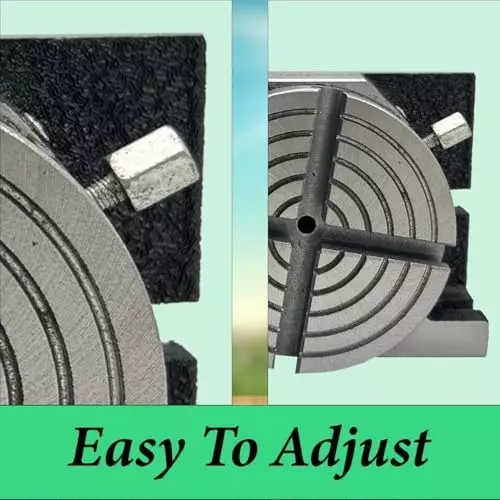 Assorts Regular Rotary Table Alloy Steel 100 mm (4 Inch) for Indexing & Cutting