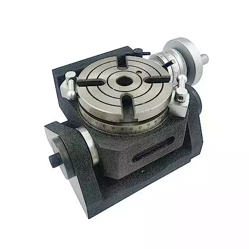 Buyohlic International Rigid Precision HV4 Rotary Table Diameter 110 mm and 4 T Slots, CO-0N4T-5RZ9