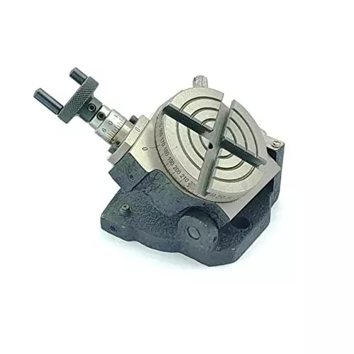 Assorts Tilting Rotary Table 80 mm (3 Inch) with ER 20 Collet Adaptor with M6 Clamp Kit