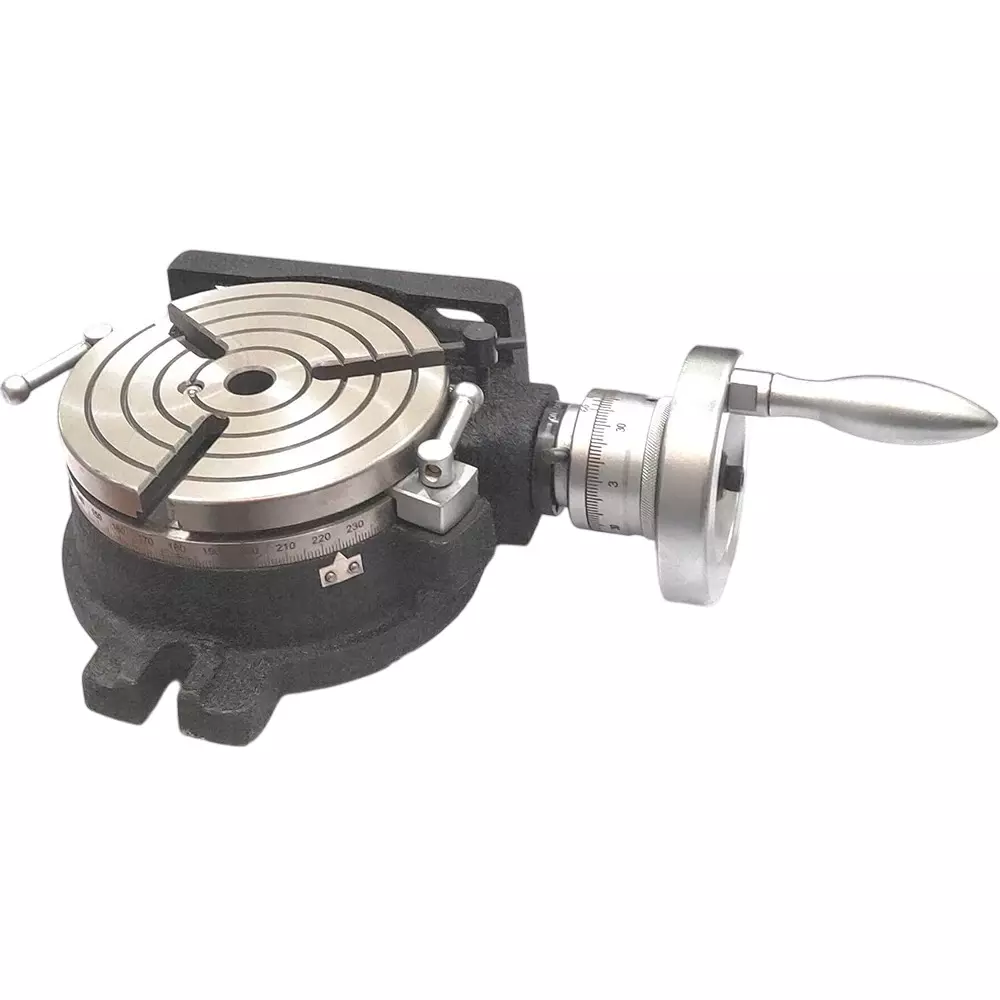 Assorts HV6 Rotary Table 150 mm (6 Inch) Caste Iron & Tool Steel 3 Slots