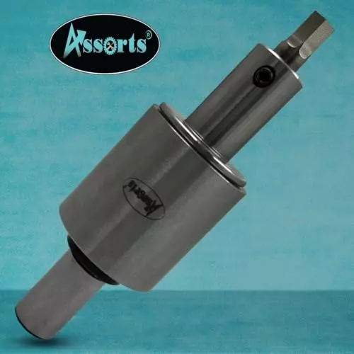 Assorts Precision Rotary Broach Set 2MT Shank M10x1.5 mm Drawbar with 7 Pcs HSS Hex Punch Set